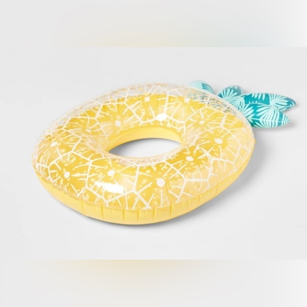 New in box 6 foot long pineapple pool float